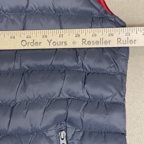 Rodeo Clothing Co Vest Mens M Dark Gray Puffer Quilted Full Zip Mock Neck Jacket - Picture 4 of 11